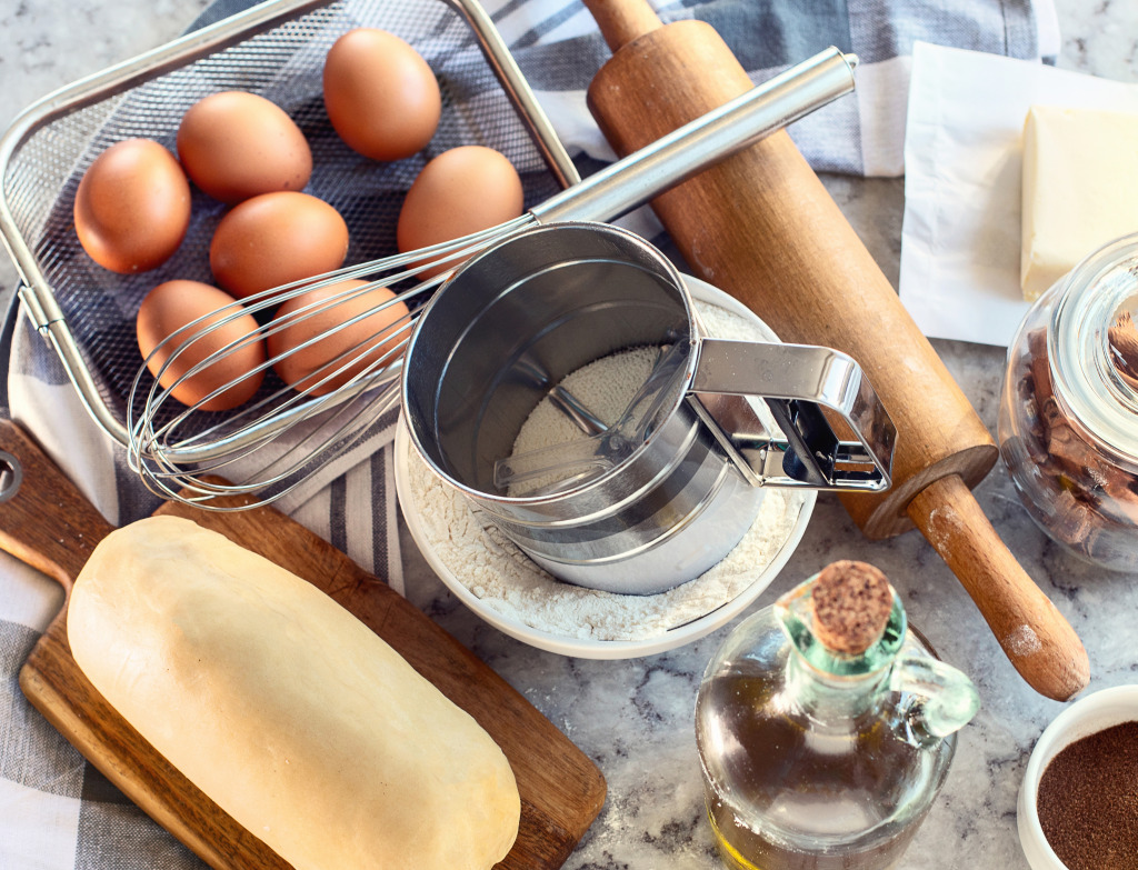 Baking Ingredients jigsaw puzzle in Food & Bakery puzzles on TheJigsawPuzzles.com