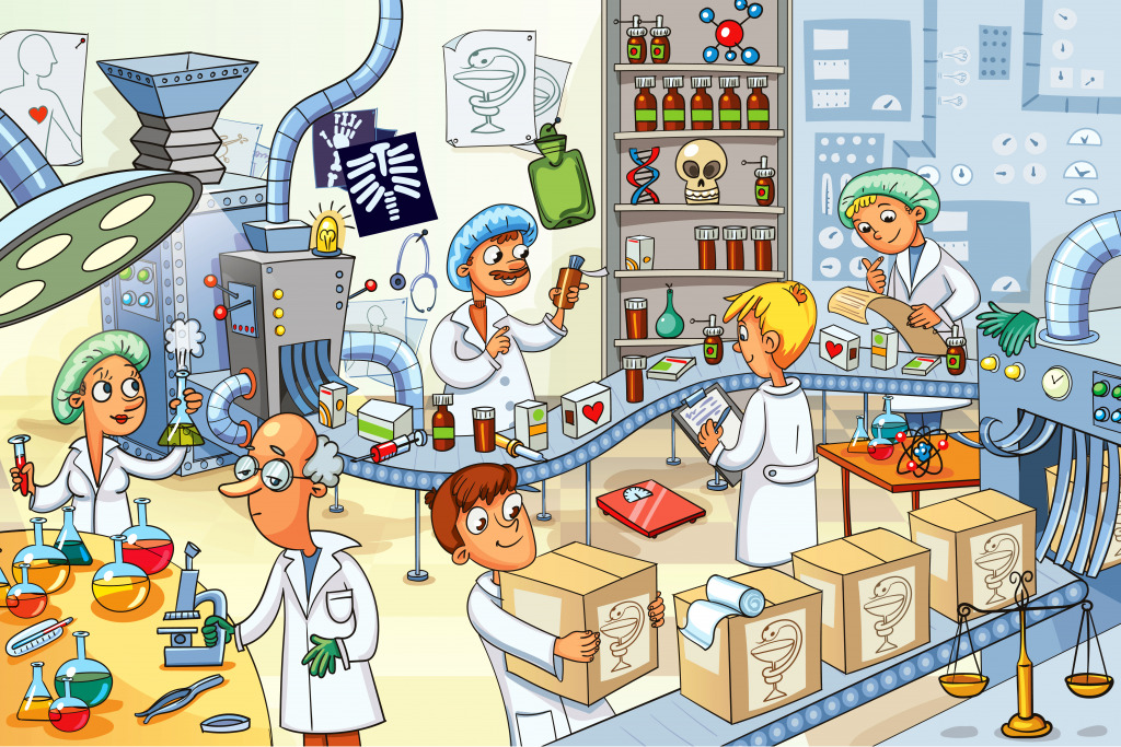 Medicine Factory jigsaw puzzle in Kids Puzzles puzzles on TheJigsawPuzzles.com