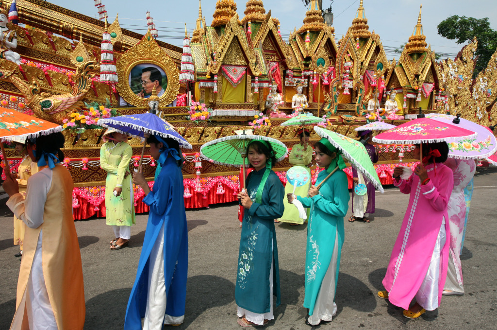 Rocket Festival in Yasothon, Thailand jigsaw puzzle in People puzzles on TheJigsawPuzzles.com