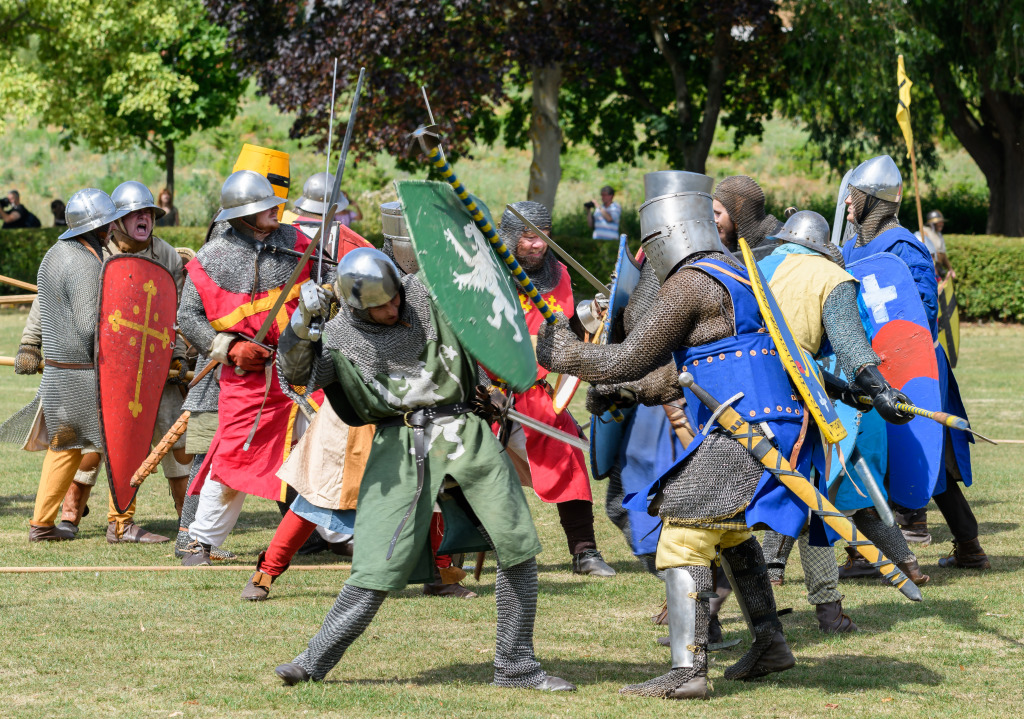 Battle of Evesham Re-enactment, England jigsaw puzzle in People puzzles on TheJigsawPuzzles.com