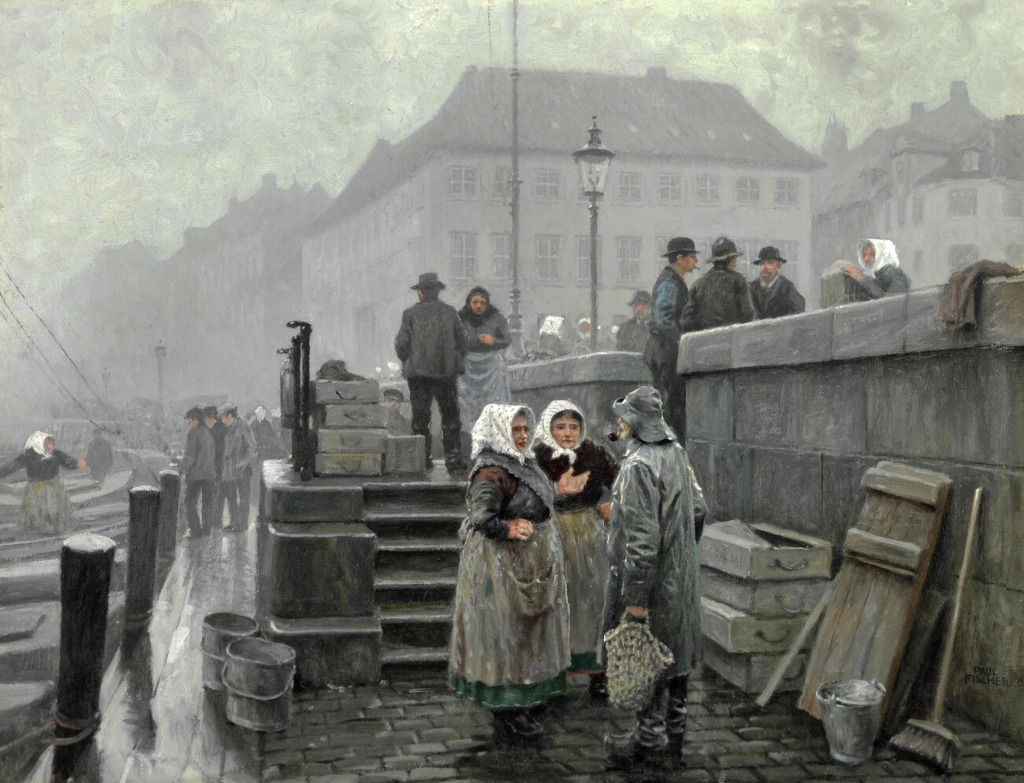 Gammel Strand in Copenhagen jigsaw puzzle in Piece of Art puzzles on TheJigsawPuzzles.com