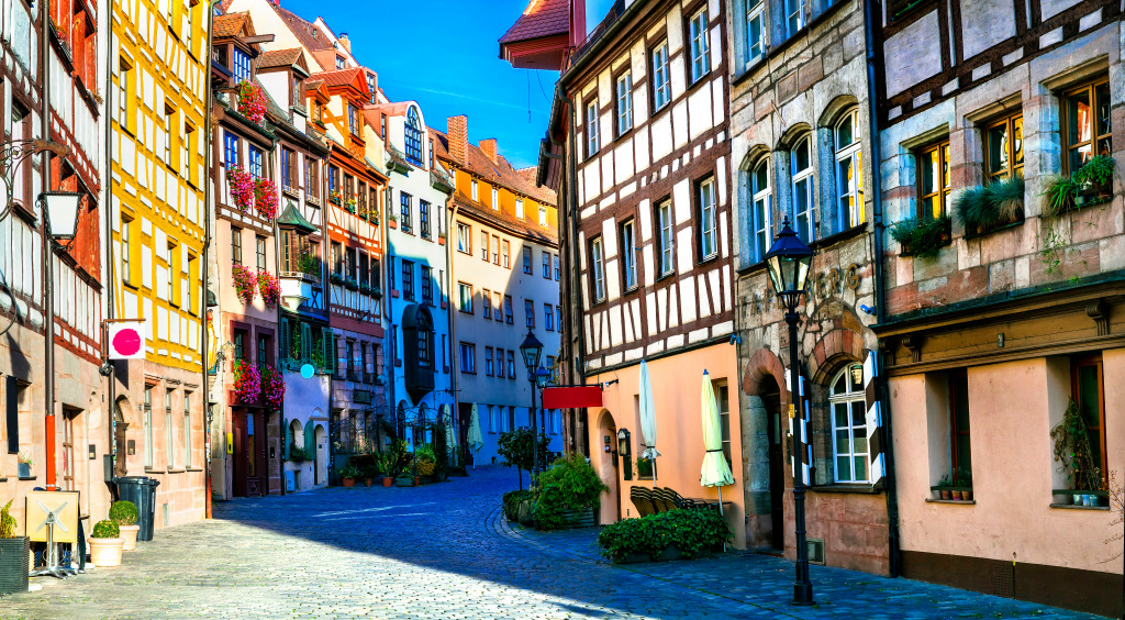 Old Town of Nurnberg, Germany jigsaw puzzle in Street View puzzles on TheJigsawPuzzles.com