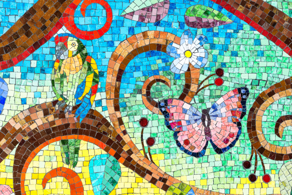 Colorful Mosaic jigsaw puzzle in Puzzle of the Day puzzles on TheJigsawPuzzles.com