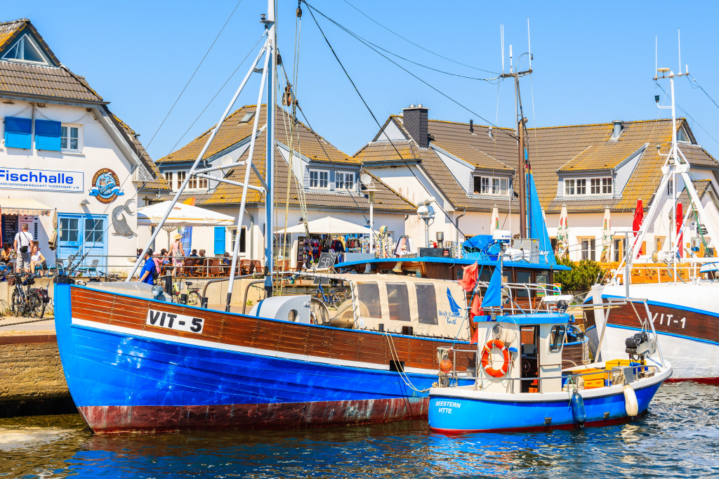 Vitte Port, Hiddensee Island jigsaw puzzle in Puzzle of the Day puzzles on TheJigsawPuzzles.com