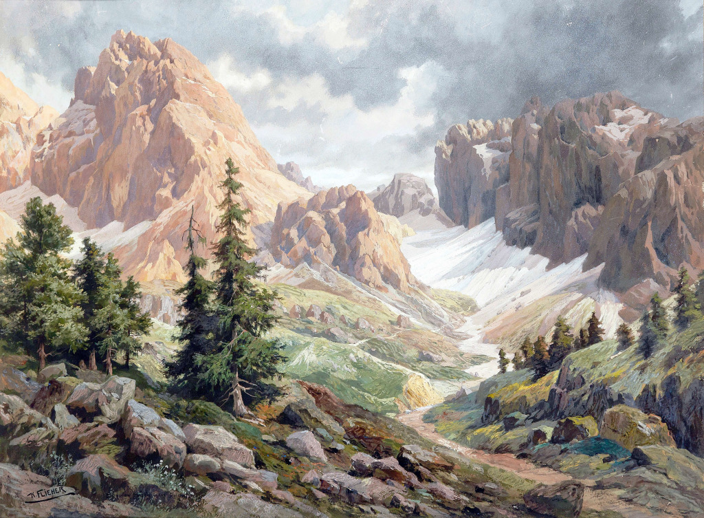 The Great Pulpit in the Dolomites jigsaw puzzle in Piece of Art puzzles on TheJigsawPuzzles.com
