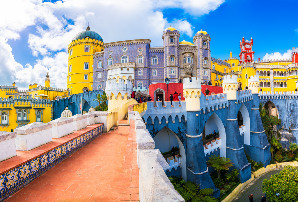 Pena National Palace, Sintra, Portugal jigsaw puzzle in Castles puzzles on TheJigsawPuzzles.com