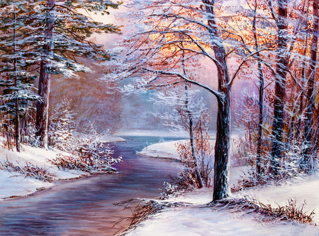 Winter Landscape jigsaw puzzle in Great Sightings puzzles on TheJigsawPuzzles.com