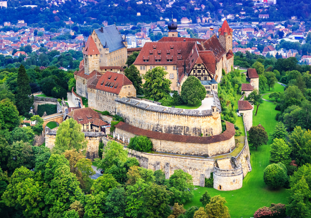 Veste Fortress in Coburg, Germany jigsaw puzzle in Castles puzzles on TheJigsawPuzzles.com