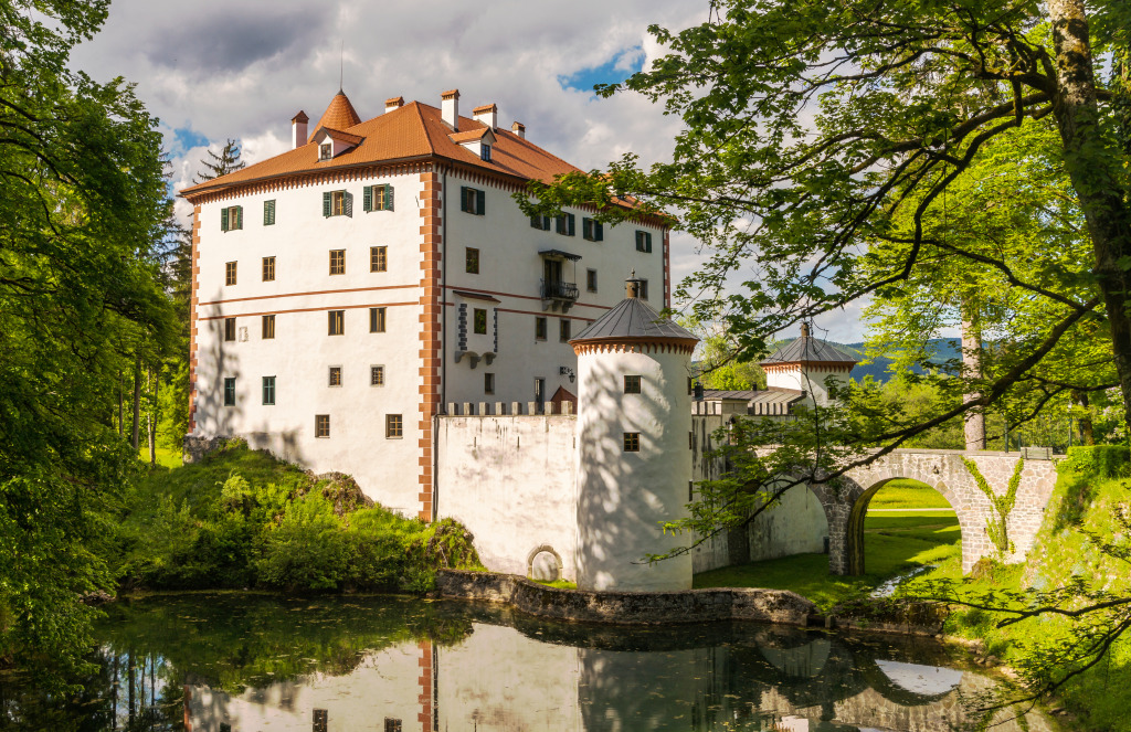 Sneznik Castle, Slovenia jigsaw puzzle in Castles puzzles on TheJigsawPuzzles.com