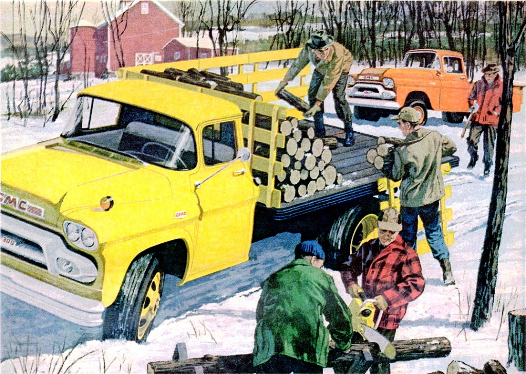 1959 GMC Flatbed Truck & Pickup jigsaw puzzle in Cars & Bikes puzzles on TheJigsawPuzzles.com