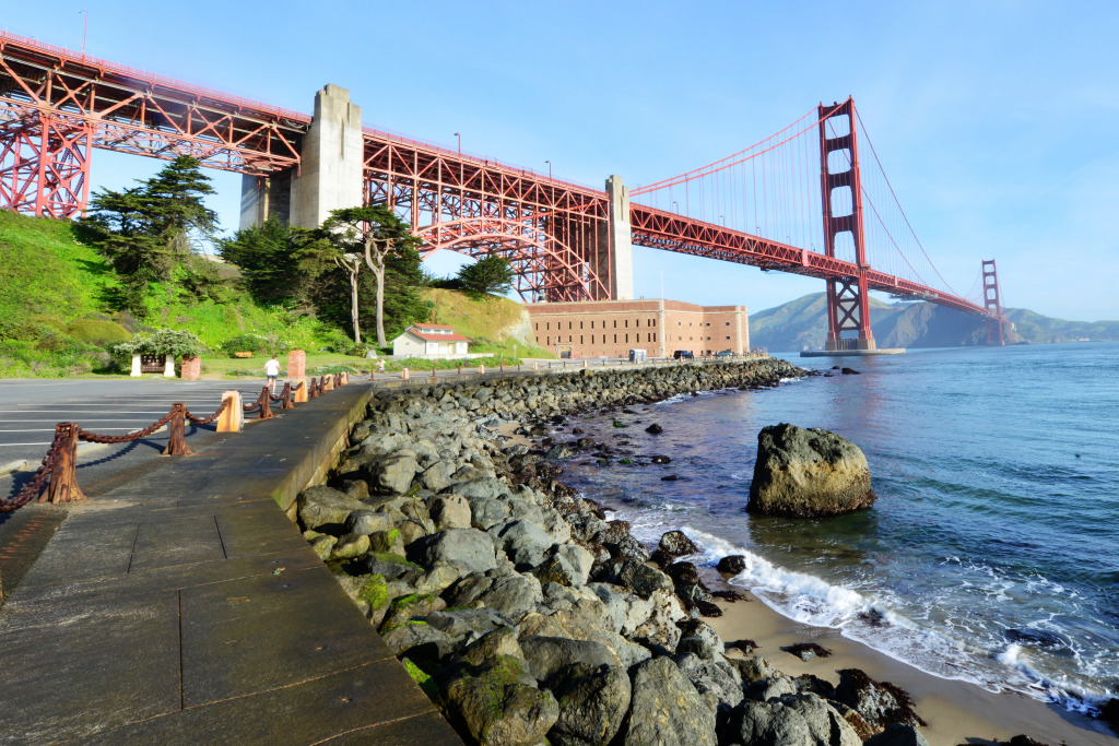 Golden Gate Bridge, San Francisco jigsaw puzzle in Bridges puzzles on TheJigsawPuzzles.com