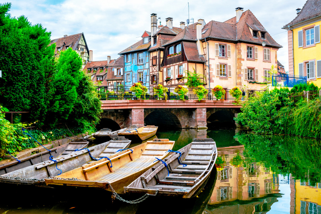 Colmar, Alsace, France jigsaw puzzle in Bridges puzzles on TheJigsawPuzzles.com