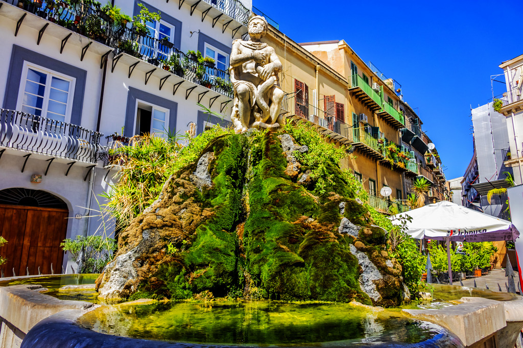 Palermo, Sicily, Italy jigsaw puzzle in Waterfalls puzzles on TheJigsawPuzzles.com