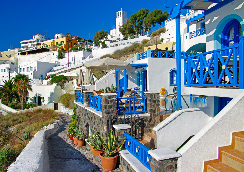 Santorini Island, Greece jigsaw puzzle in Street View puzzles on TheJigsawPuzzles.com