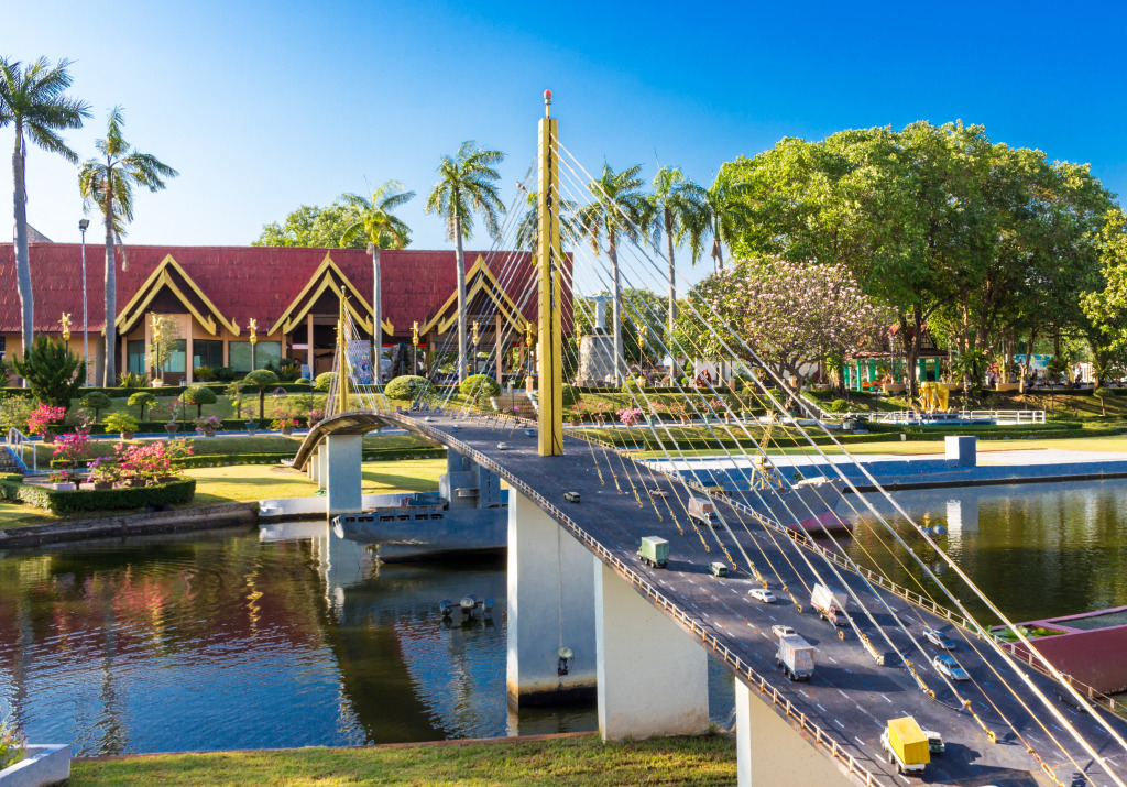 Mini Siam Park, Pattaya, Thailand jigsaw puzzle in Bridges puzzles on TheJigsawPuzzles.com