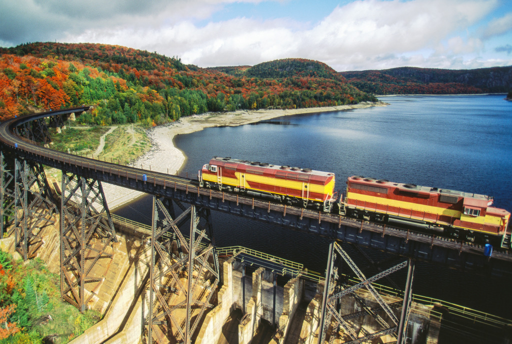 Agawa Canyon, Ontario, Canada jigsaw puzzle in Great Sightings puzzles on TheJigsawPuzzles.com