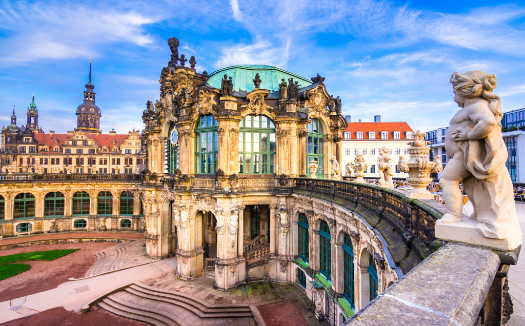 Zwinger Palace Art Gallery, Dresden, Germany jigsaw puzzle in Castles puzzles on TheJigsawPuzzles.com