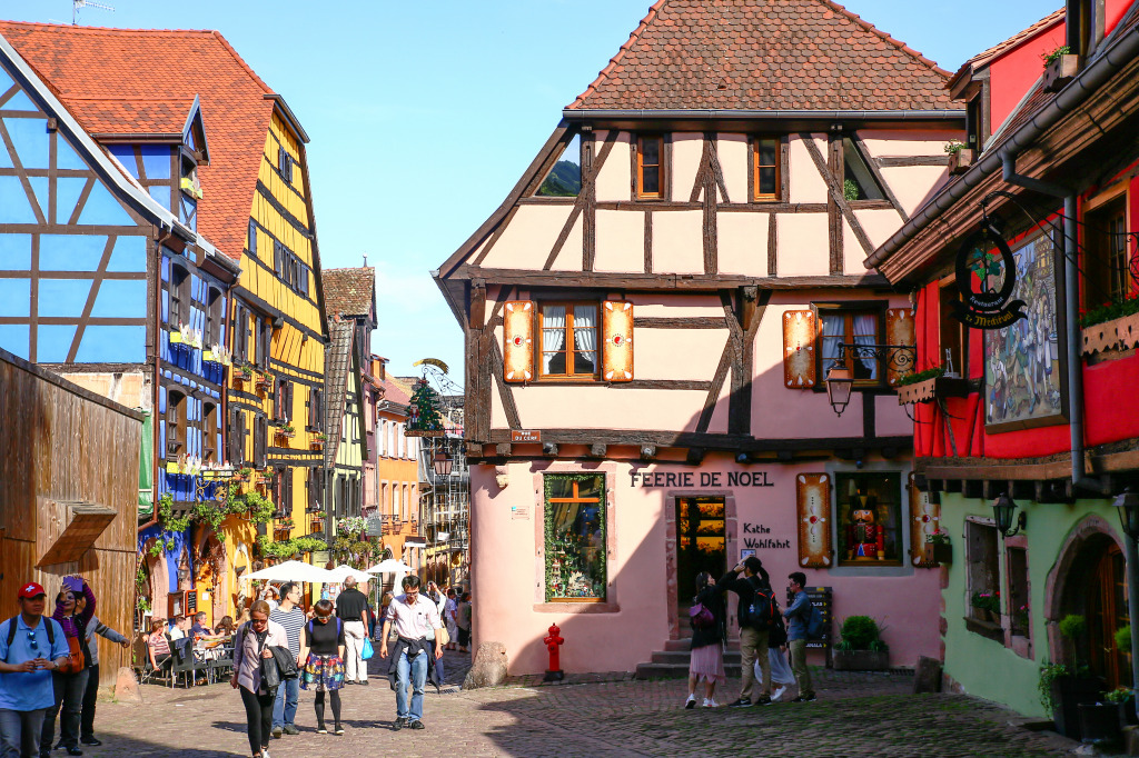 Riquewihr, France jigsaw puzzle in Street View puzzles on TheJigsawPuzzles.com