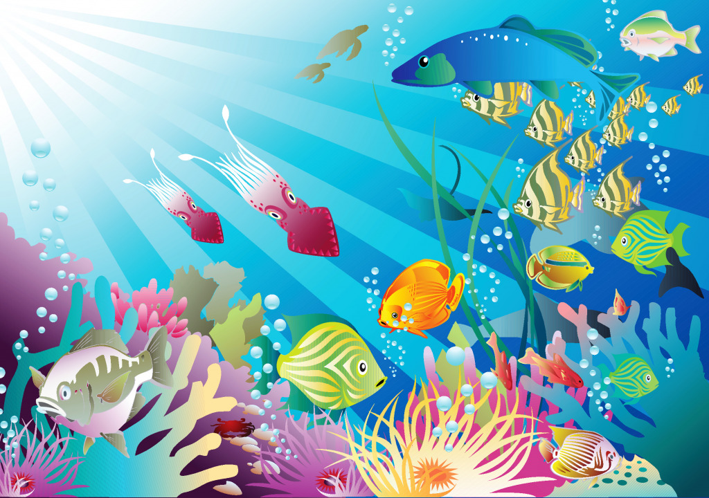 Tropical Reef and Its Inhabitants jigsaw puzzle in Under the Sea puzzles on TheJigsawPuzzles.com