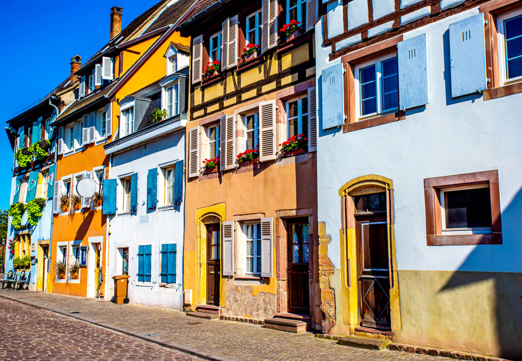 Streets of Colmar, France jigsaw puzzle in Puzzle of the Day puzzles on TheJigsawPuzzles.com