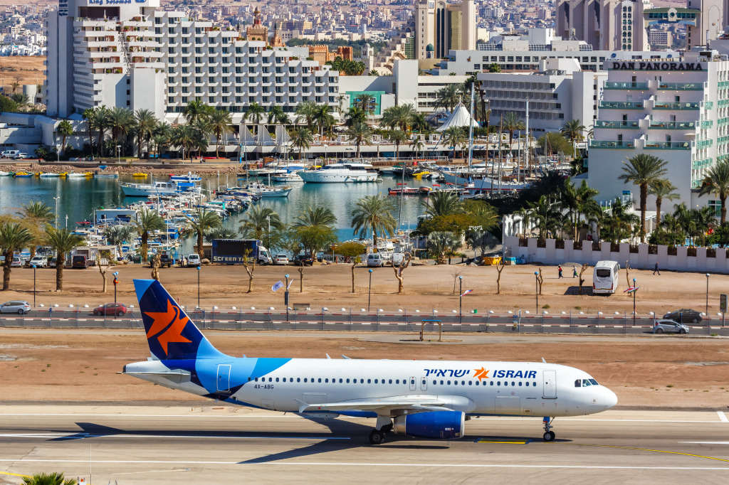 Eilat Airport in Israel jigsaw puzzle in Aviation puzzles on TheJigsawPuzzles.com