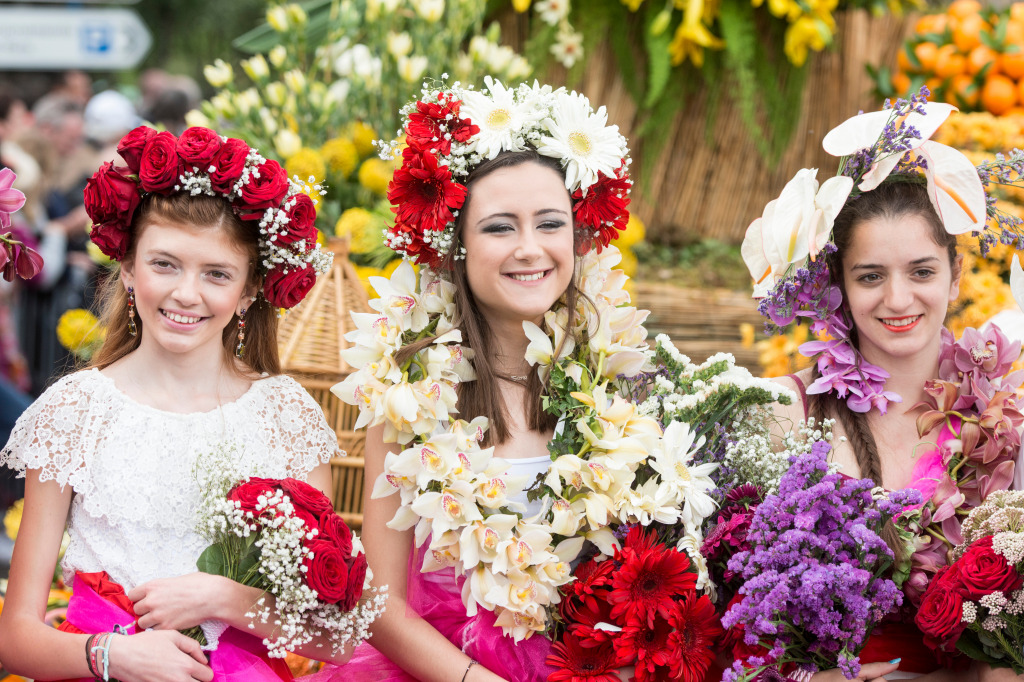 Spring Flower Festival, Island of Madeira jigsaw puzzle in Flowers puzzles on TheJigsawPuzzles.com