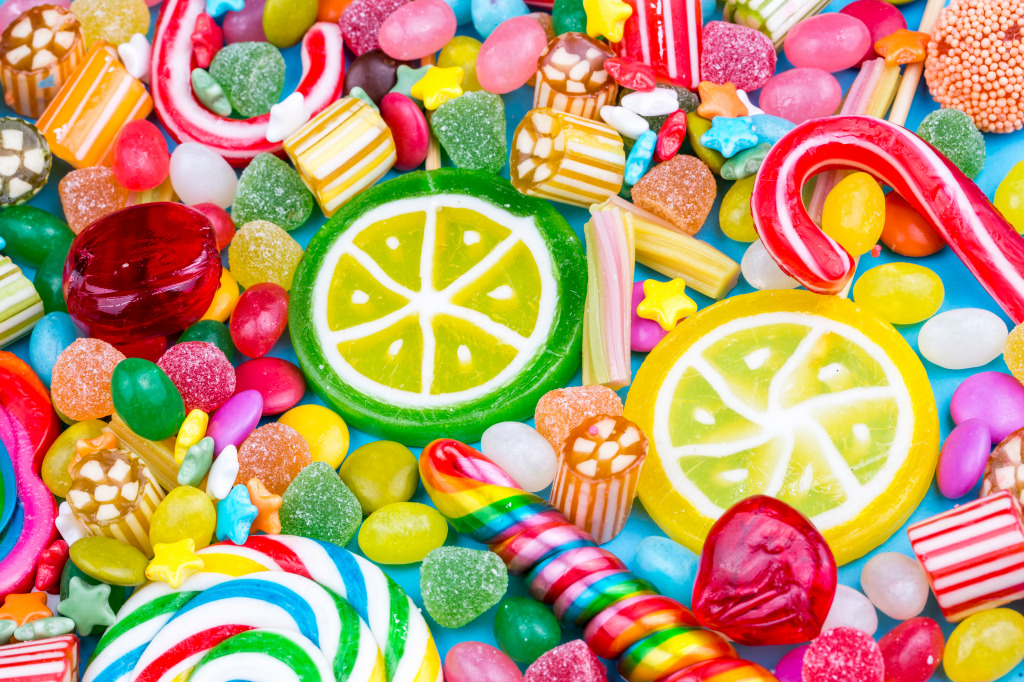 Colorful Candies jigsaw puzzle in Food & Bakery puzzles on TheJigsawPuzzles.com