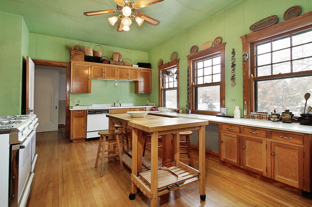 Traditional Kitchen Design jigsaw puzzle in Food & Bakery puzzles on TheJigsawPuzzles.com