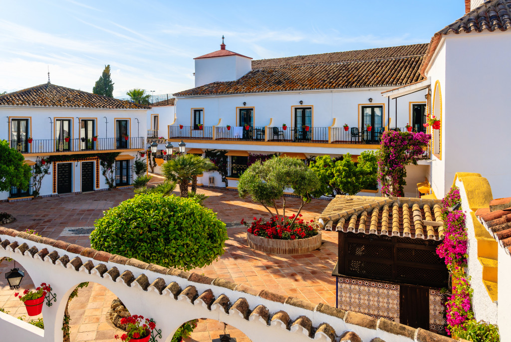 Andalusian Village near Marbella, Spain jigsaw puzzle in Puzzle of the Day puzzles on TheJigsawPuzzles.com