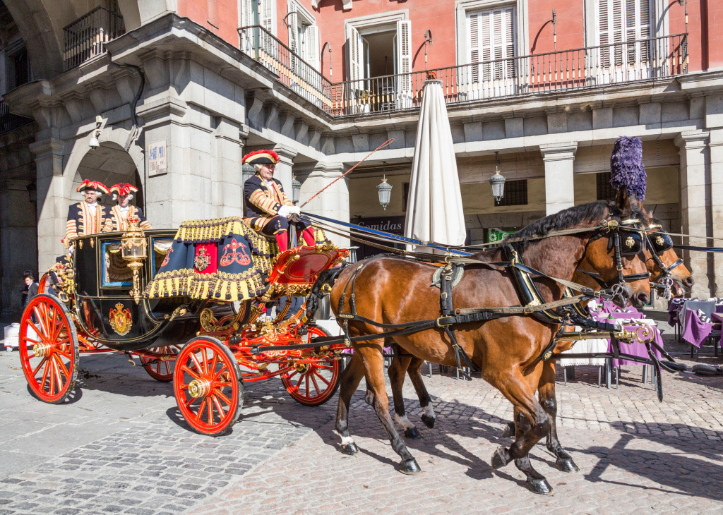 Ceremonial Parade in Madrid, Spain jigsaw puzzle in Puzzle of the Day puzzles on TheJigsawPuzzles.com