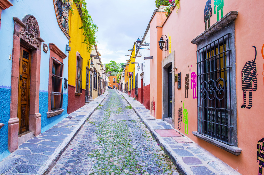 San Miguel de Allende, Mexico jigsaw puzzle in Street View puzzles on TheJigsawPuzzles.com