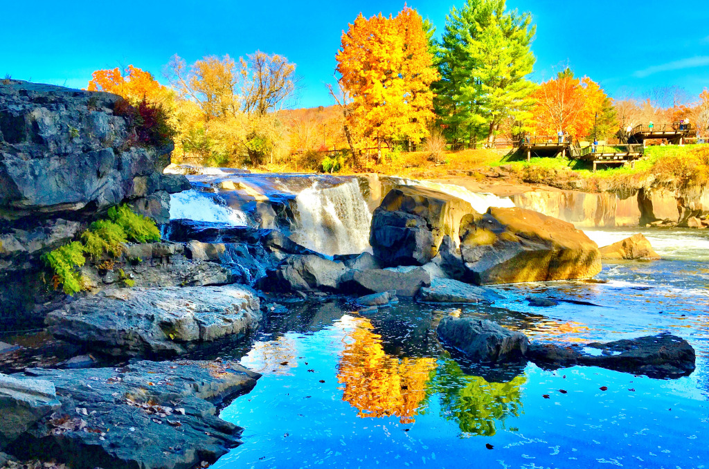 Park River Scenery jigsaw puzzle in Waterfalls puzzles on TheJigsawPuzzles.com