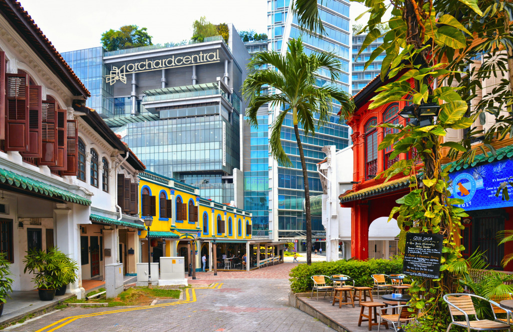 Peranakan Heritage Houses in Singapore jigsaw puzzle in Street View puzzles on TheJigsawPuzzles.com