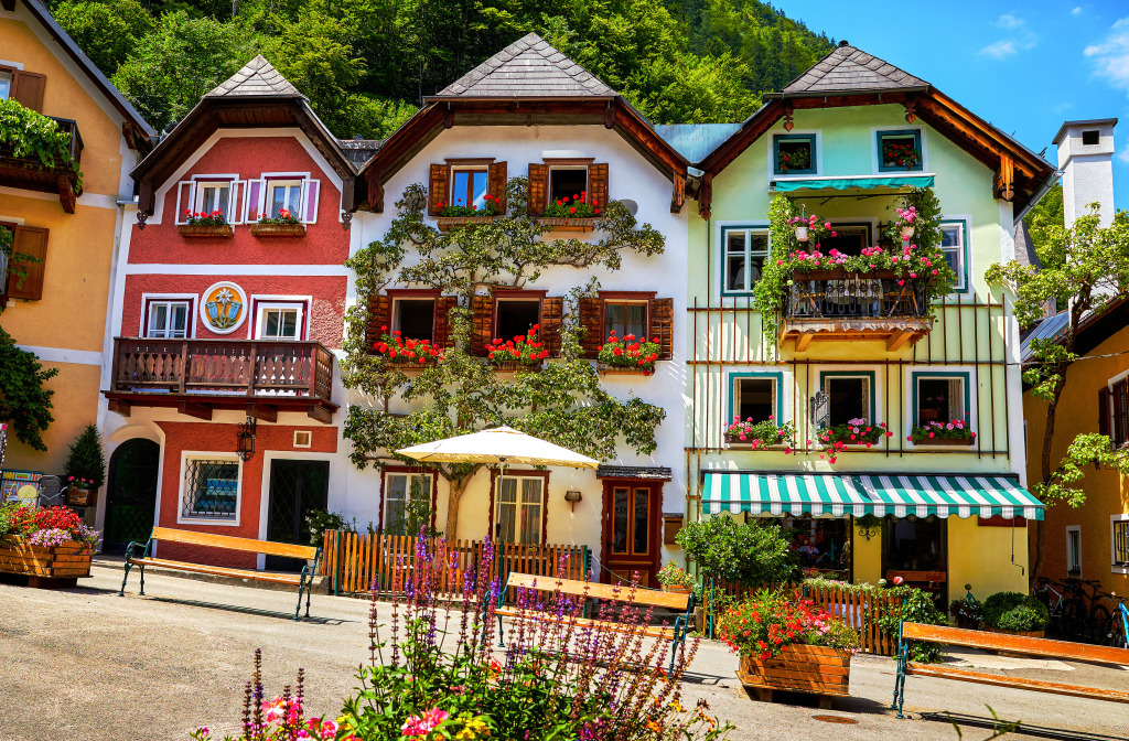 Hallstatt Historic Village, Austria jigsaw puzzle in Puzzle of the Day puzzles on TheJigsawPuzzles.com