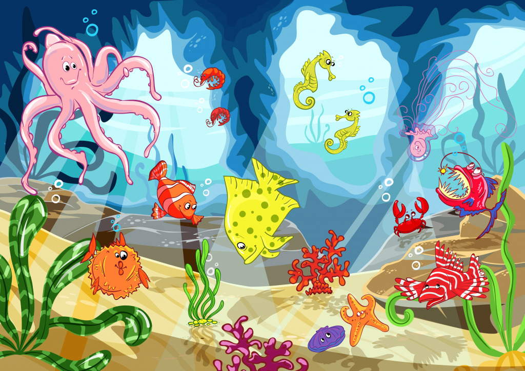 Underwater World jigsaw puzzle in Under the Sea puzzles on TheJigsawPuzzles.com