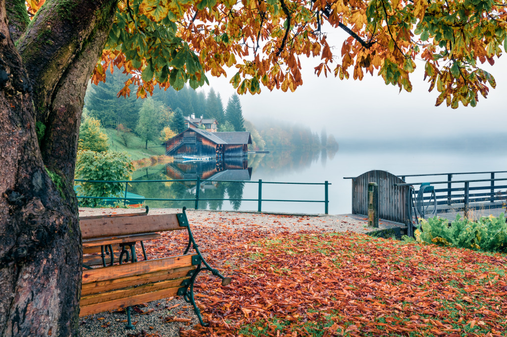 Altaussee Town Park, Styria, Austria jigsaw puzzle in Great Sightings puzzles on TheJigsawPuzzles.com