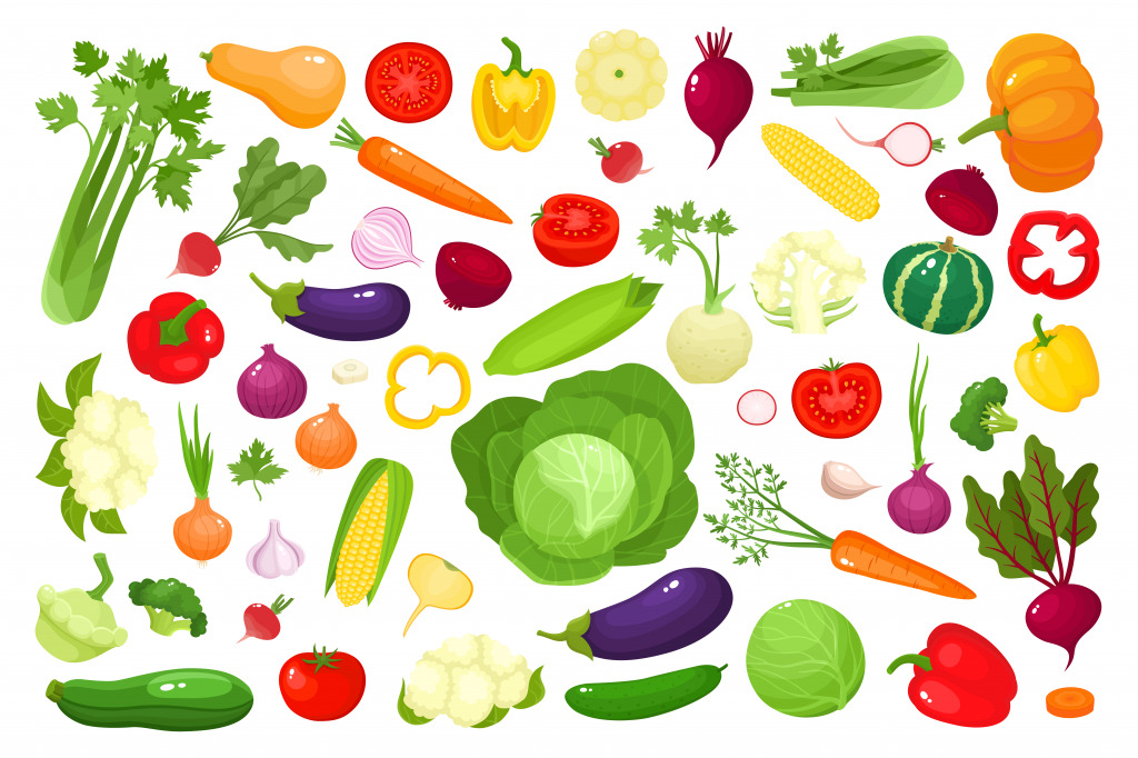 Colorful Vegetables jigsaw puzzle in Fruits & Veggies puzzles on TheJigsawPuzzles.com