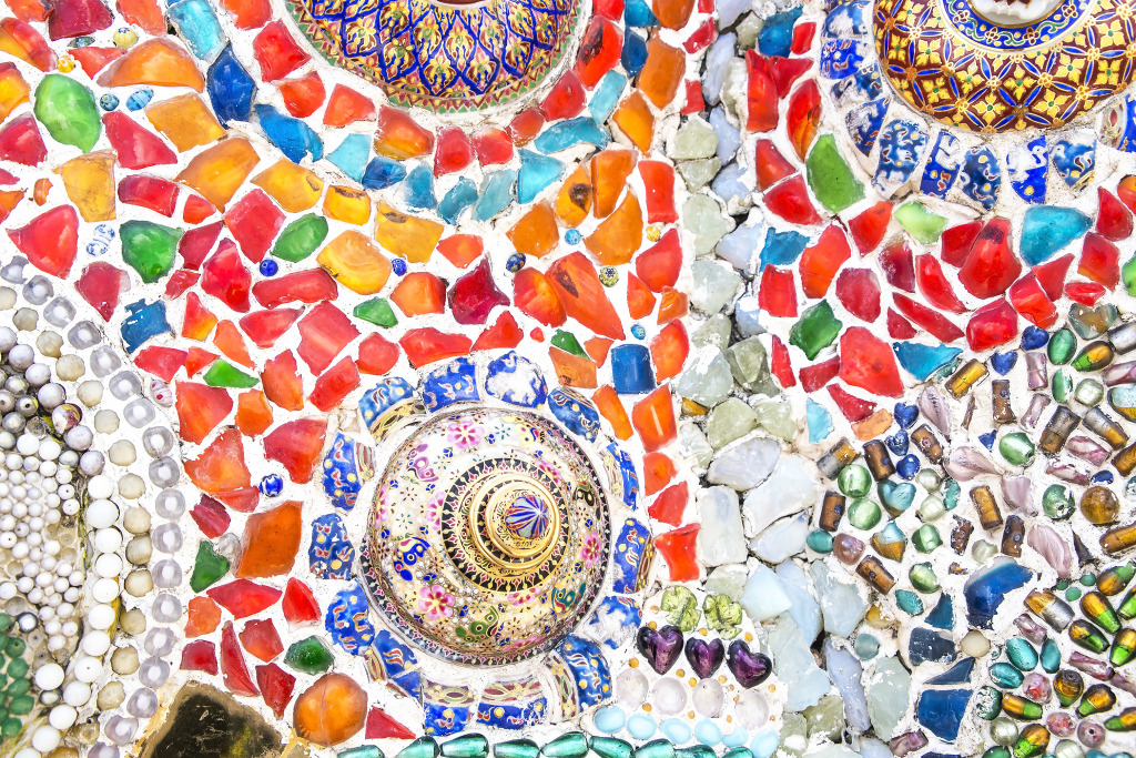 Colorful Mosaic jigsaw puzzle in Handmade puzzles on TheJigsawPuzzles.com