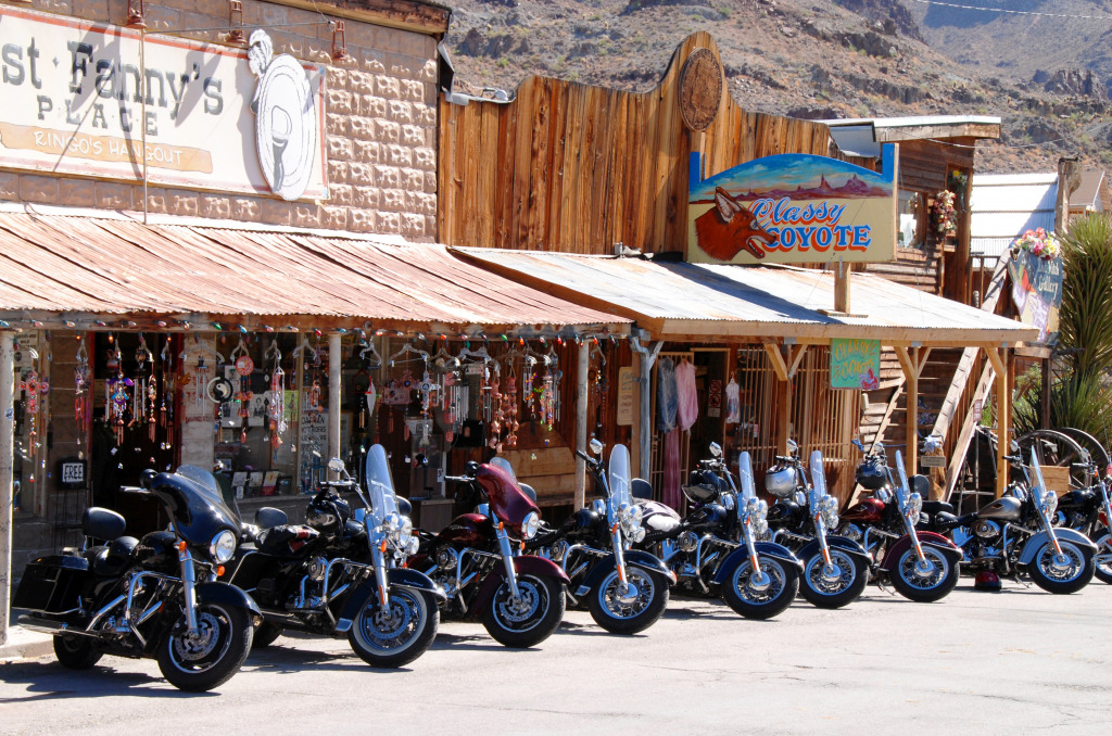 Route 66, Oatman, Arizona jigsaw puzzle in Cars & Bikes puzzles on TheJigsawPuzzles.com