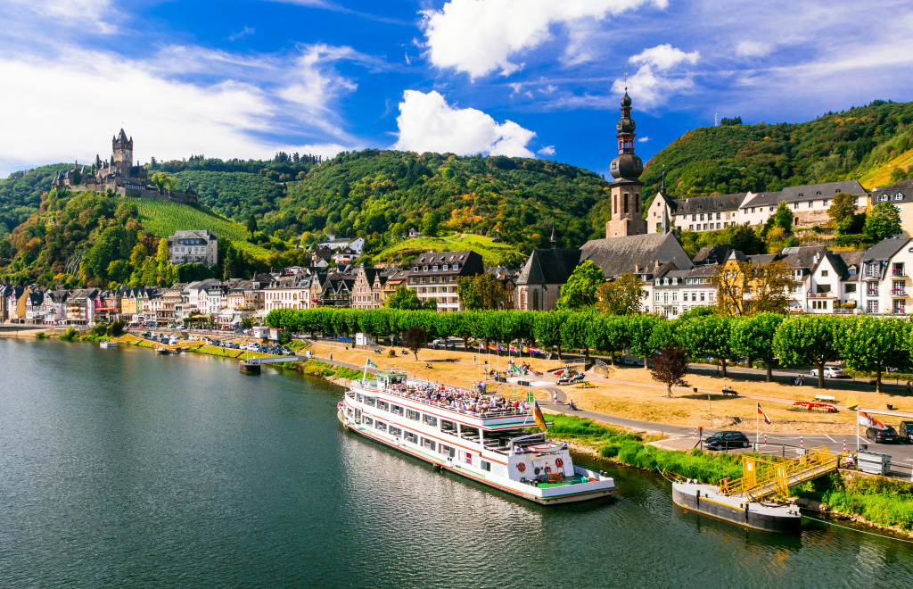 Medieval Cochem Town, Germany jigsaw puzzle in Great Sightings puzzles on TheJigsawPuzzles.com