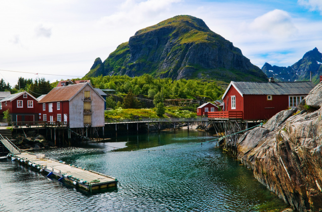 Norwegian Scenery jigsaw puzzle in Great Sightings puzzles on TheJigsawPuzzles.com