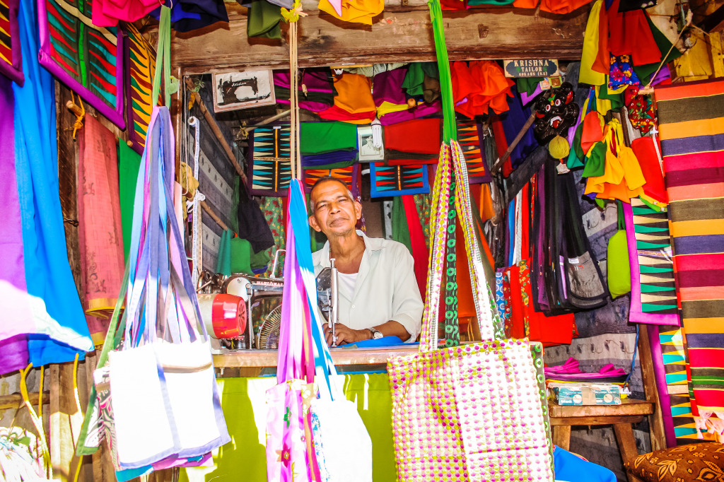 Tailor Shop, Gokarna, India jigsaw puzzle in People puzzles on TheJigsawPuzzles.com