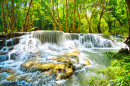 Huai Mae Khamin Waterfall, Thailand