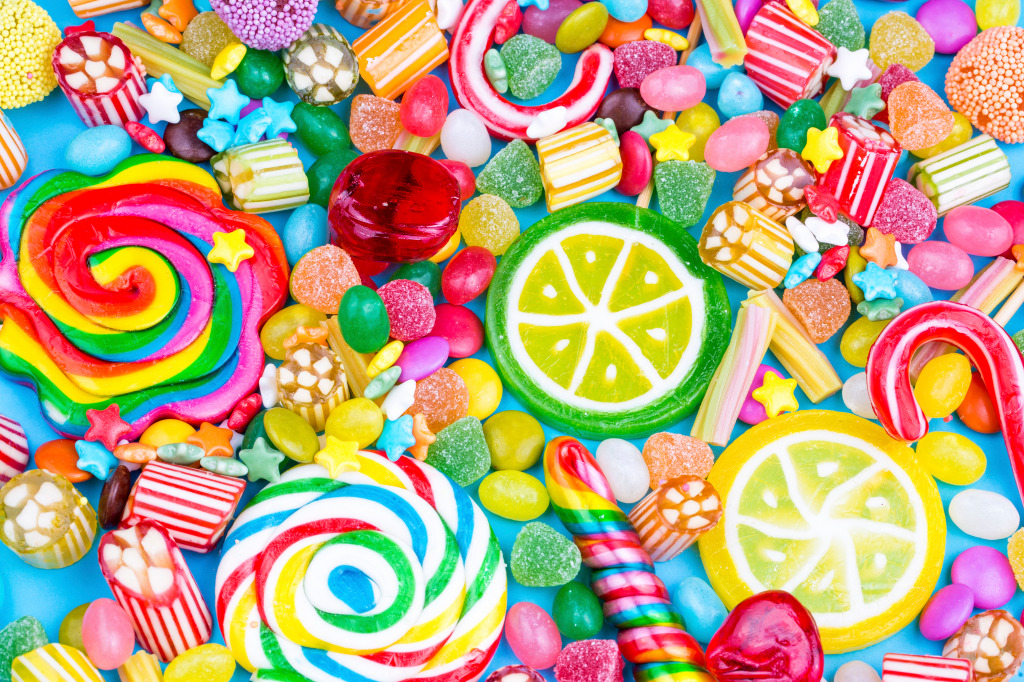 Colorful Candies jigsaw puzzle in Puzzle of the Day puzzles on TheJigsawPuzzles.com
