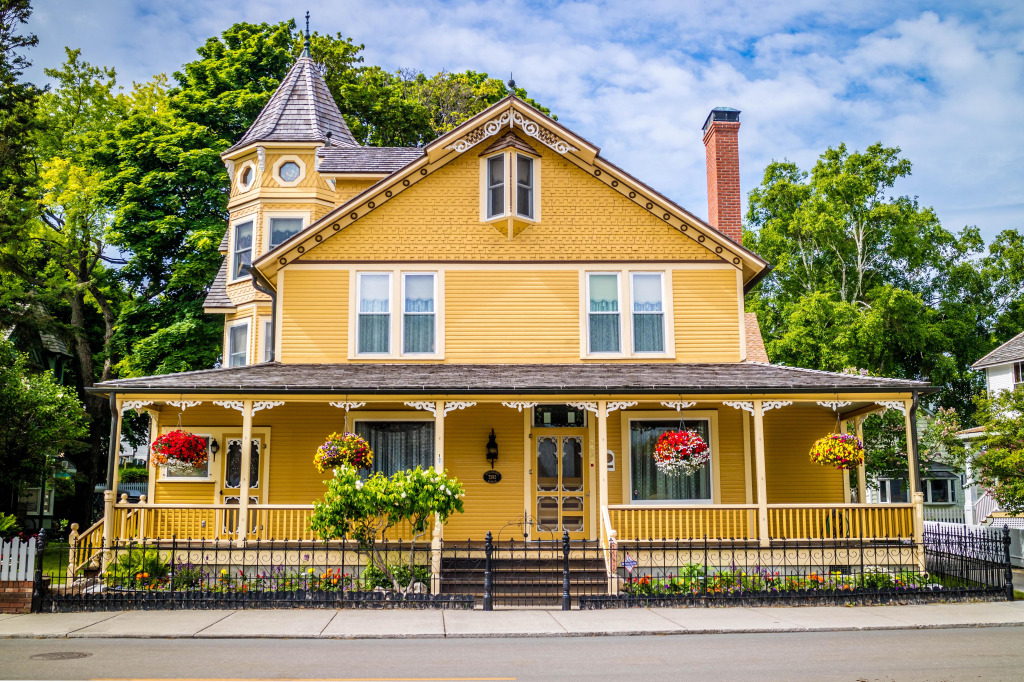 Victorian House in Chicago jigsaw puzzle in Street View puzzles on TheJigsawPuzzles.com