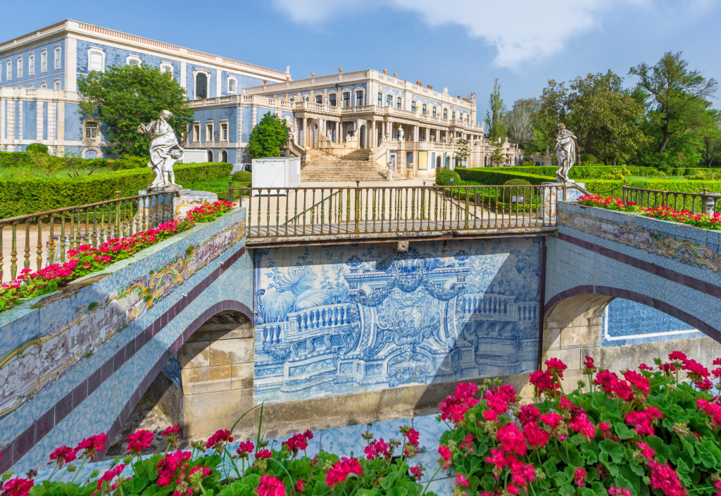 Queluz Palace Park, Portugal jigsaw puzzle in Bridges puzzles on TheJigsawPuzzles.com