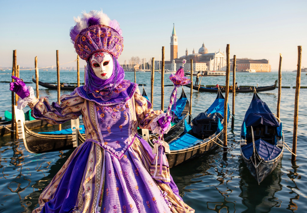 Carnival in Venice jigsaw puzzle in People puzzles on TheJigsawPuzzles.com