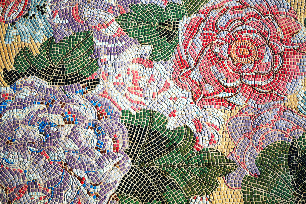 Mosaic Tiles jigsaw puzzle in Handmade puzzles on TheJigsawPuzzles.com