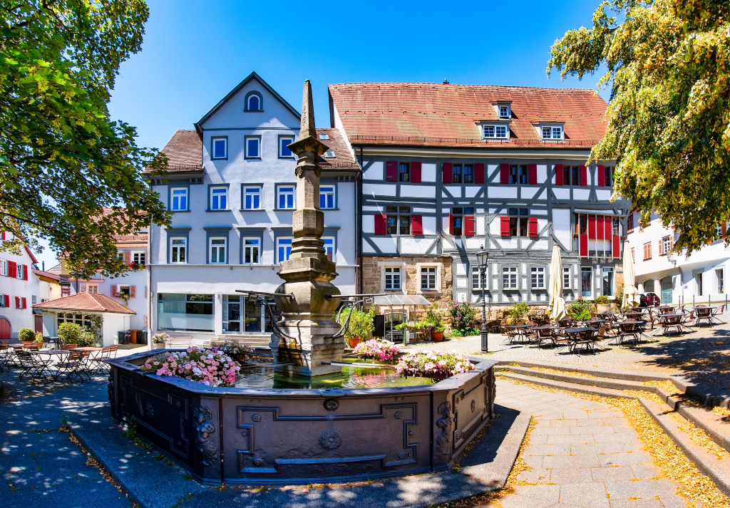 Esslingen am Neckar, Germany jigsaw puzzle in Street View puzzles on TheJigsawPuzzles.com