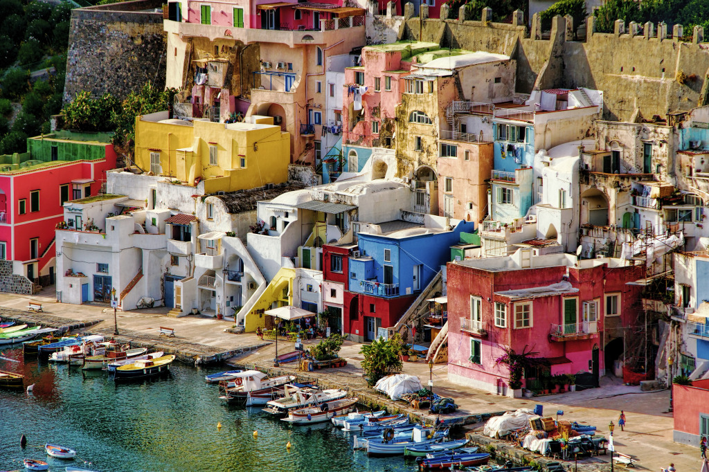 Island of Procida, Bay of Naples, Italy jigsaw puzzle in Street View puzzles on TheJigsawPuzzles.com